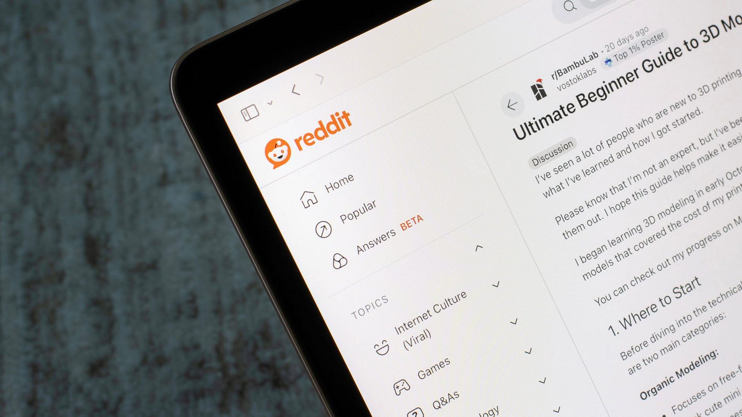 Reddit is positioning itself as Google's next major competitor; by FutureCraft AI