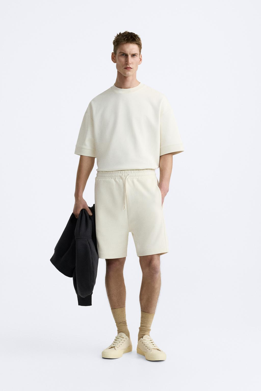 COMPACT SWEATSHIRT - Oyster-white by Zara - Image 2