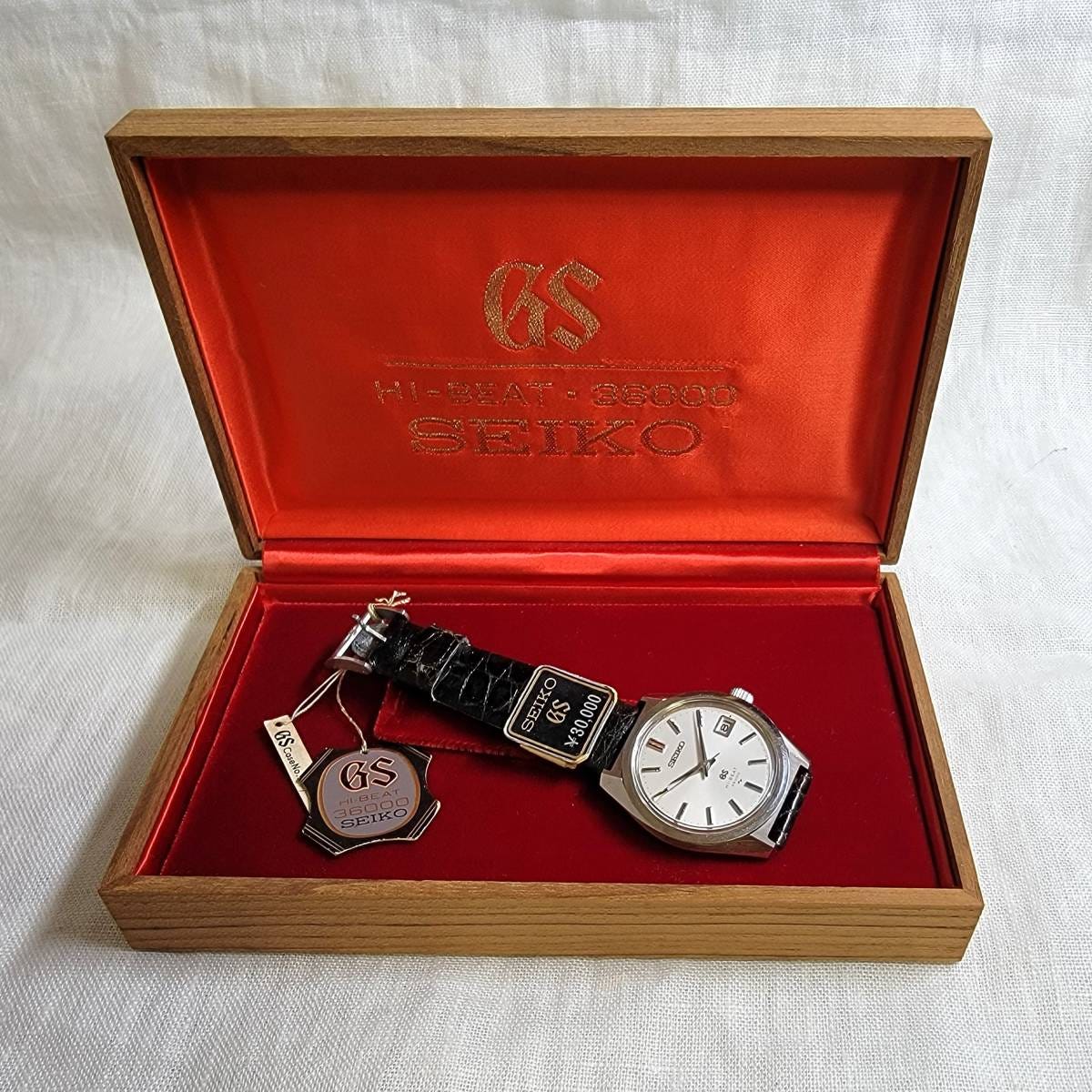 デッドストック品　GRAND　SEIKO　タグ・箱付き　グランドセイコー　4522-8000