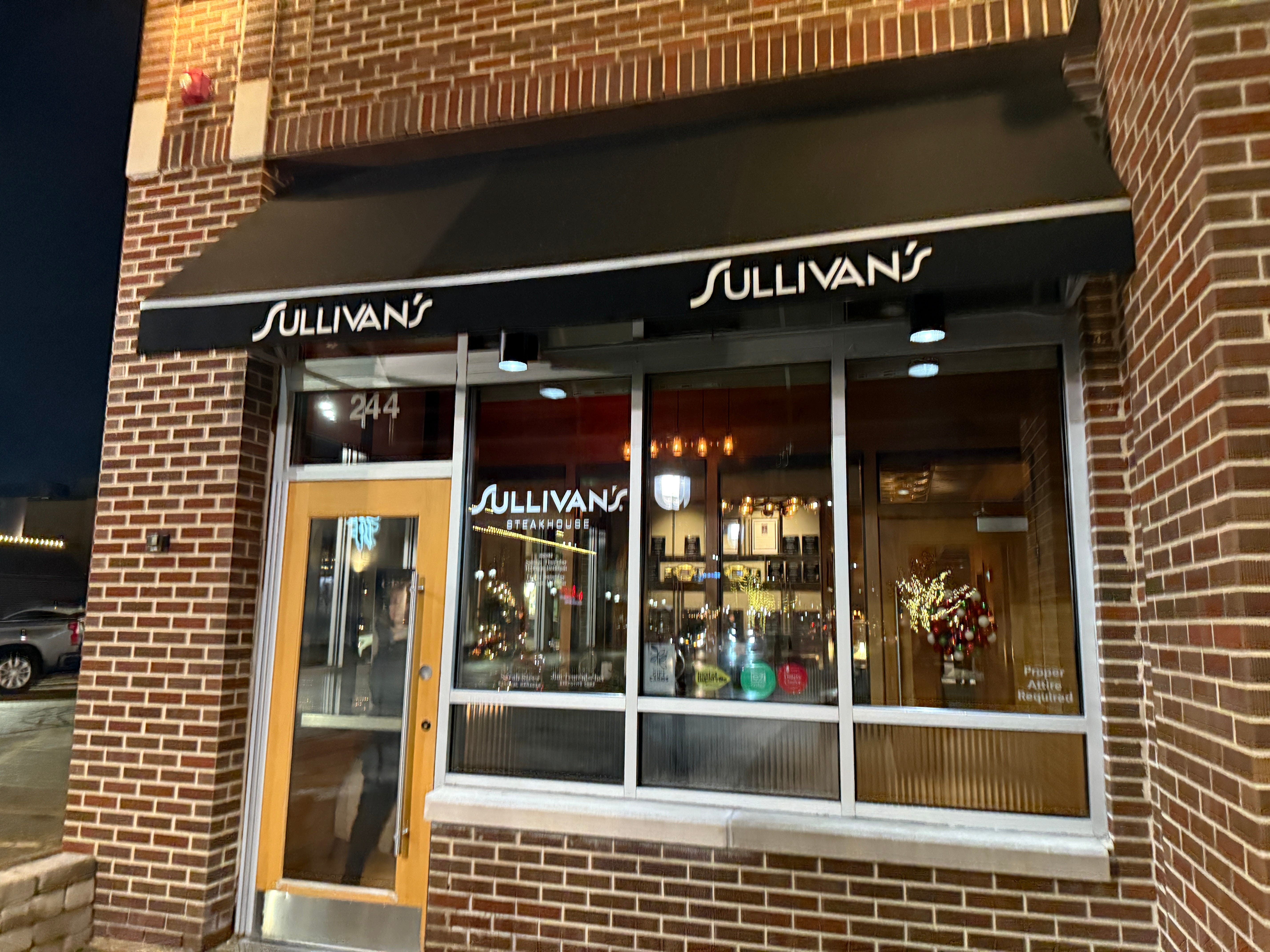 One of the best Restaurants in the West Chicagoland Suburbs, Sullivan's  Steakhouse