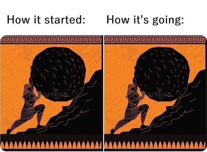 one must imagine sisyphus memed