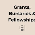 Spring Writing Grants, Bursaries & Fellowships