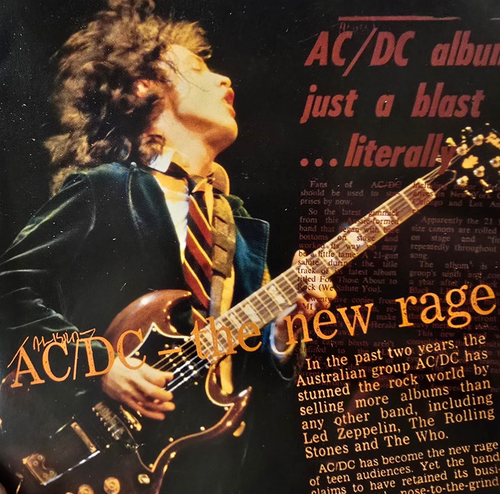 How a new AC/DC album saved the world - by Josh Hinton