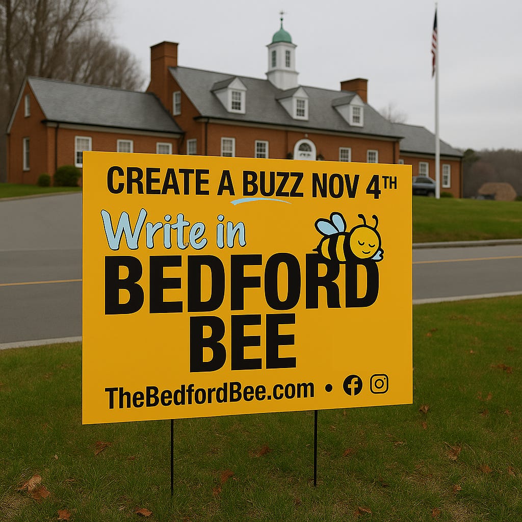 🚨CAMPAIGN SIGN SIGHTING ALERT🚨 - The Bedford Bee