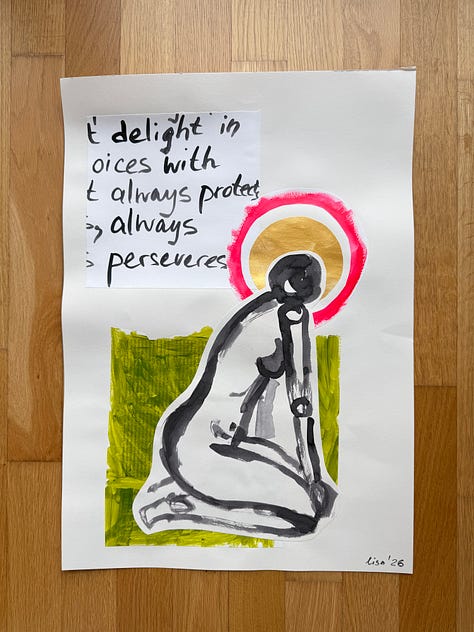 mixed media human figure paintings