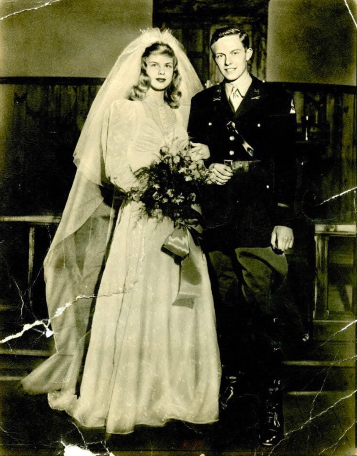 1st Lt. Thomas Meehan of Easy Company, 2nd Battalion, 506th Parachute Infantry Regiment, 101st Airborne Division on his wedding day in 1942. Meehan was KIA on D-Day, June 6, 1944. 1st Lt. Thomas Meehan of Easy Company, 2nd Battalion, 506th Parachute Infantry Regiment, 101st Airborne Division on his wedding day in 1942. Meehan was KIA on D-Day, June 6, 1944.