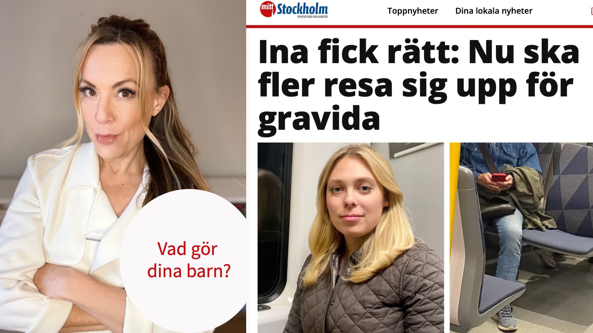 Reser sig ditt barn för äldre på bussen?