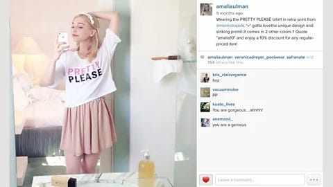 Amalia Ulman/Arcadia Missa Amalia Ulman, Excellences & Perfections (Instagram Update, 1st June 2014), 2014 (Credit: Amalia Ulman/Arcadia Missa)