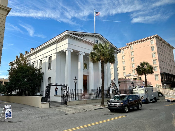 buildings, architecture, palmetto, trees, sky, streets
