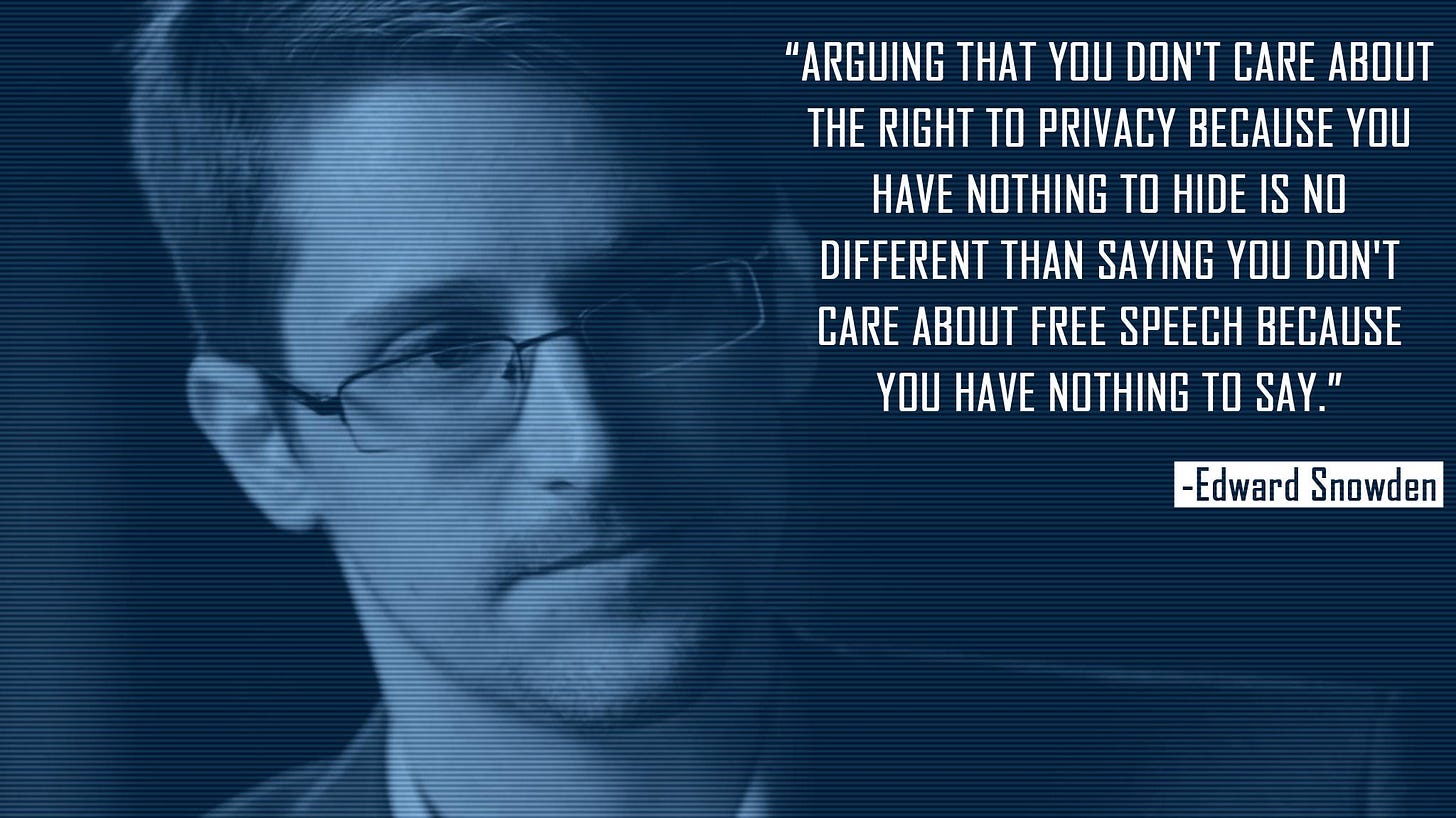 Quotes about Right to privacy (65 quotes)