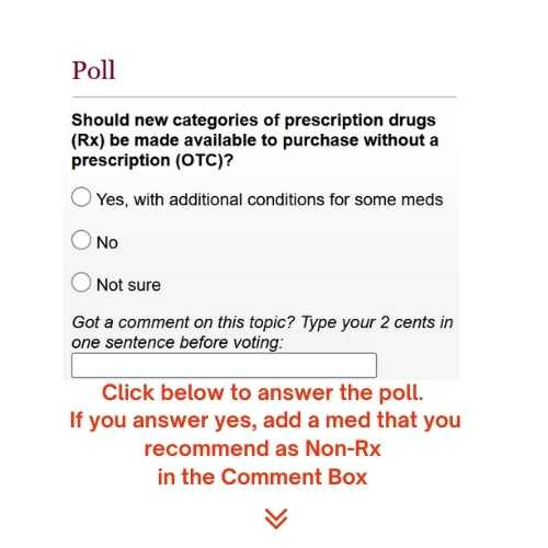 Poll on Prescription to OTC Switch