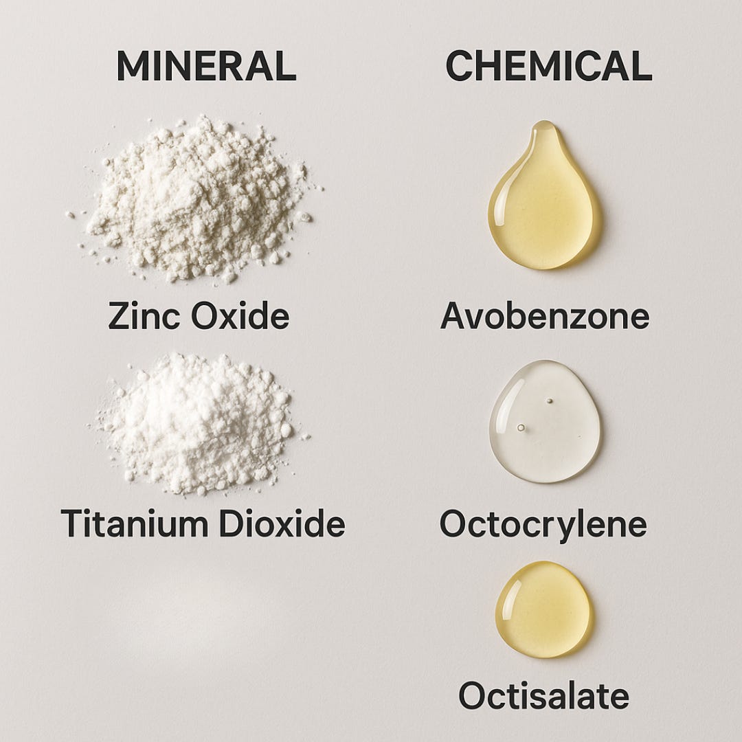 Mineral vs Chemical Sunscreens | Selkia Skincare Insights – SELKIA SKINCARE