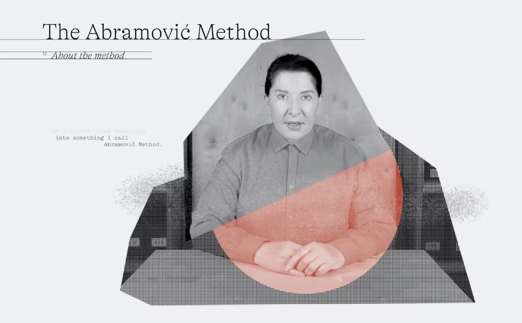 the abramovic method | drawing on mind the abramovic method | drawing on mind