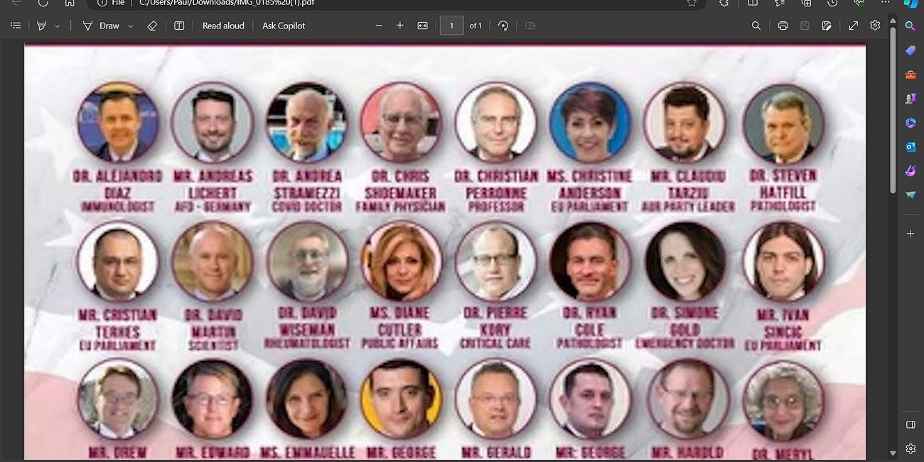 see this list of the TEAM...ask a question, why is McCullough not here? I will tell you, there is no condition that McCullough will ever stand on the same stage with Malone or appear where he is; ask 