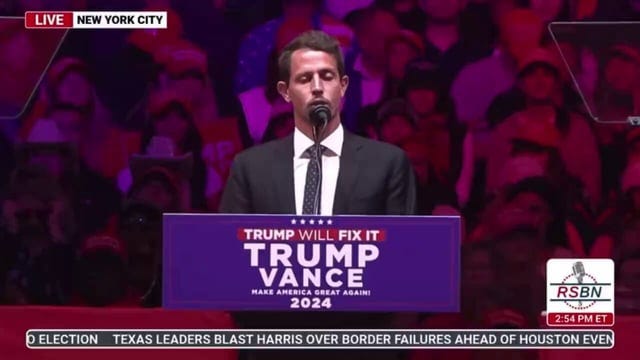 r/redscarepod - Comedian Tony Hinchcliffe at the Trump Rally today in NYC called Puerto Rico a "Floating Island of Garbage" 