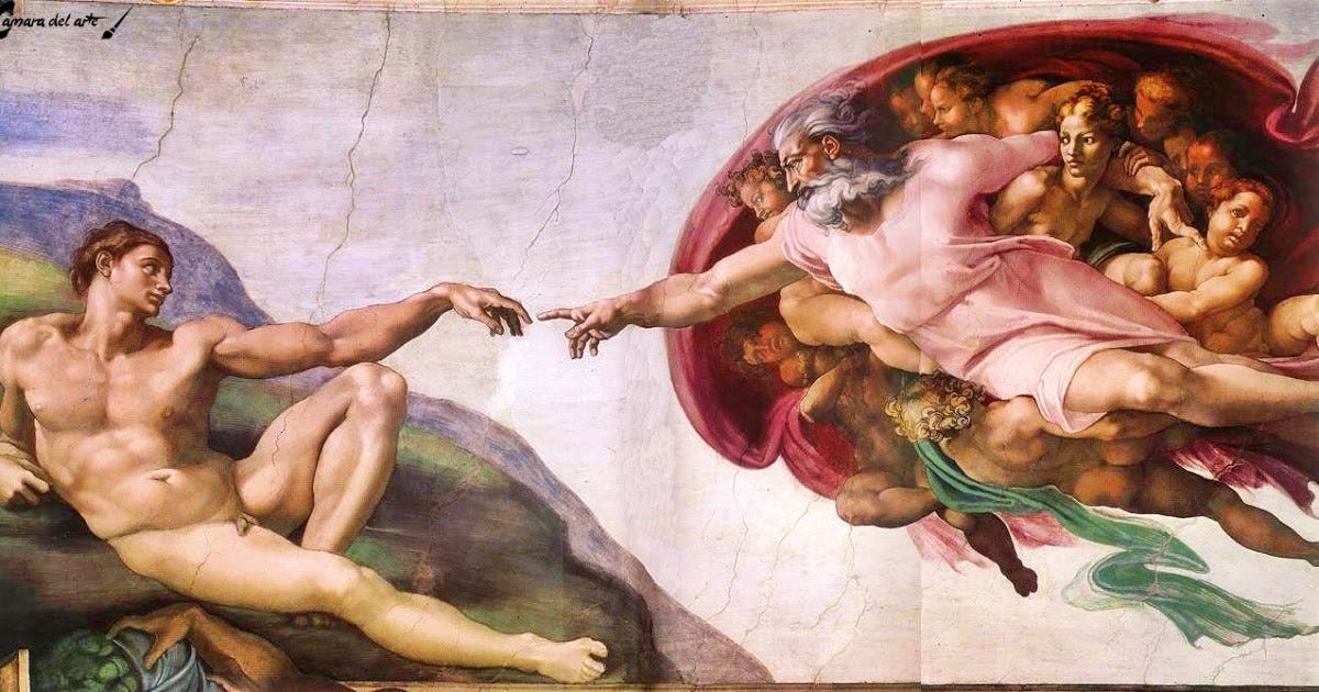 La creación de Adán: ¿Por qué los dedos de Adán y Dios no se tocan? –  Chiqaq News