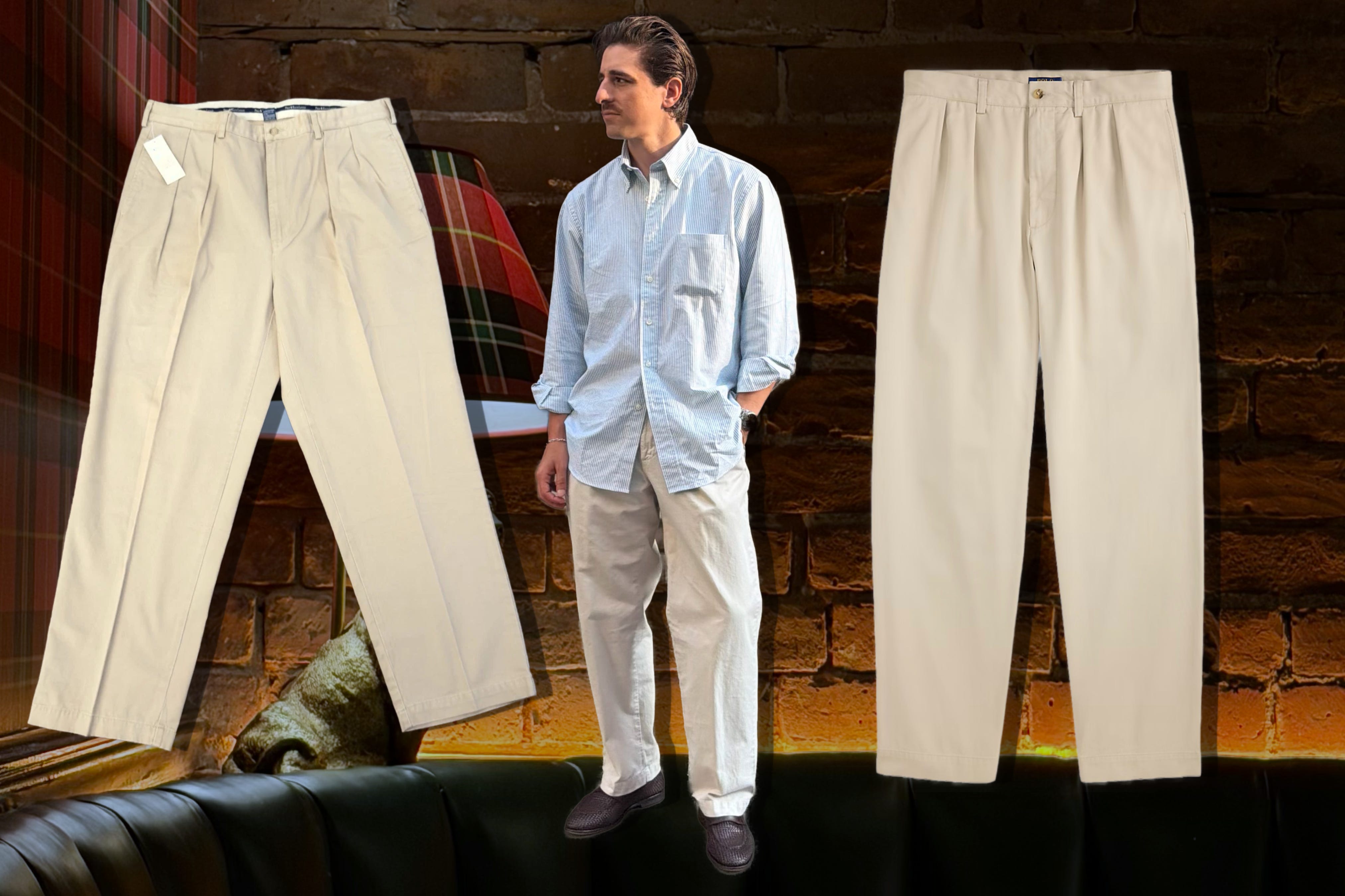 ralph lauren dress pants Lauren Mens Performance Active Purple 34/32 at Amazon Men's Clothing store These Slim Fit pants are crafted with lightweight stretch cotton thats specially treated for an ultrasoft peached texture. Ralph Lauren RLX Tailored Fit