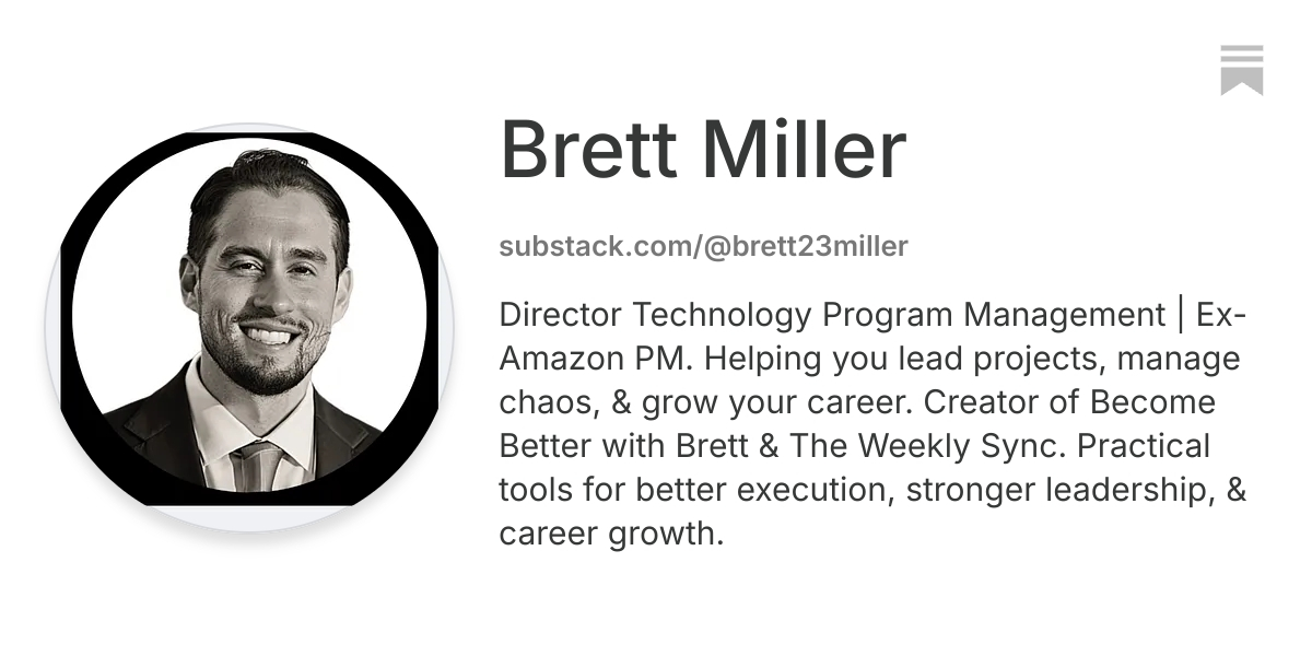 Brett Miller | Substack