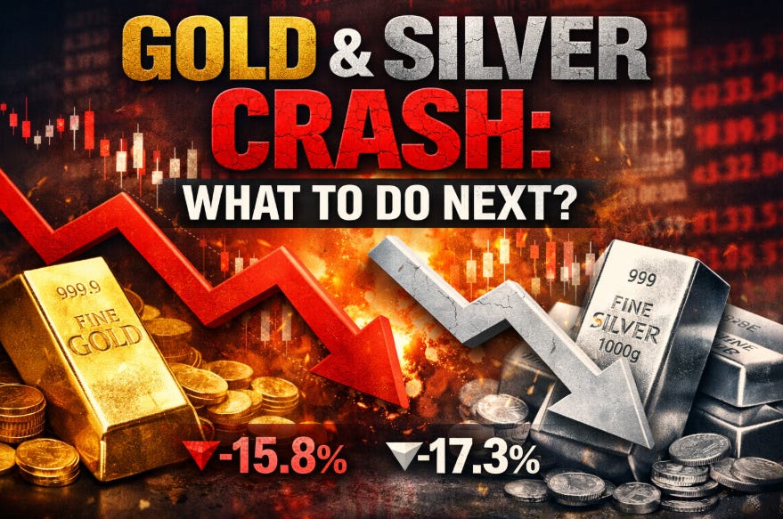 Gold & Silver Crash: What to do next?