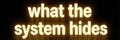 What The System Hides 