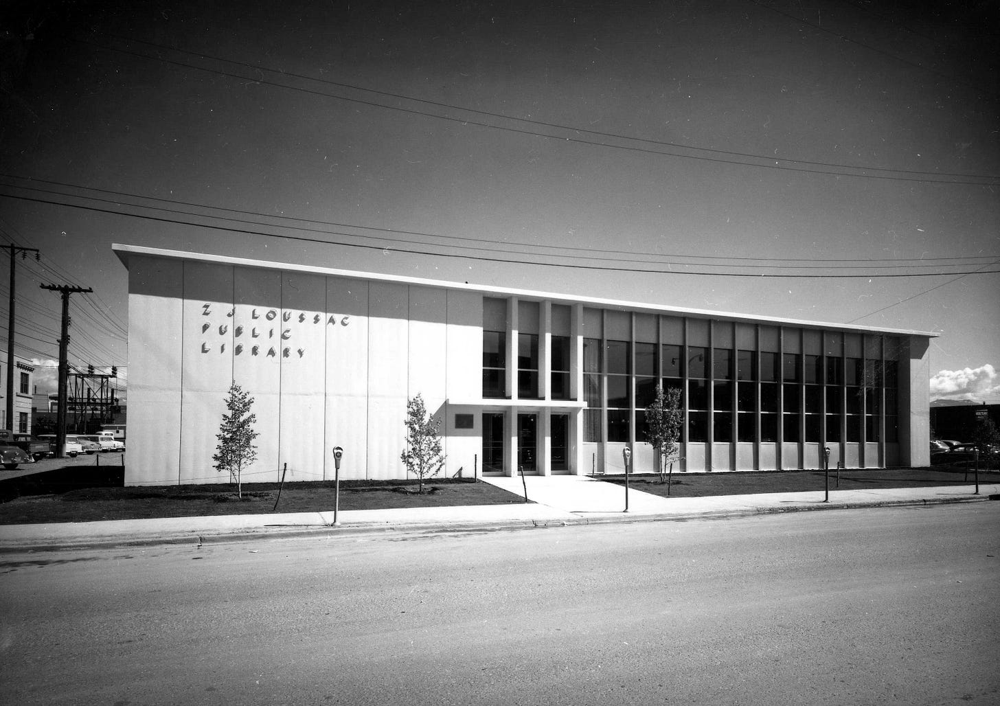 Z.J. Loussac Library in downtown Anchorage, Alaska. Z.J. Loussac Library in downtown Anchorage, Alaska.