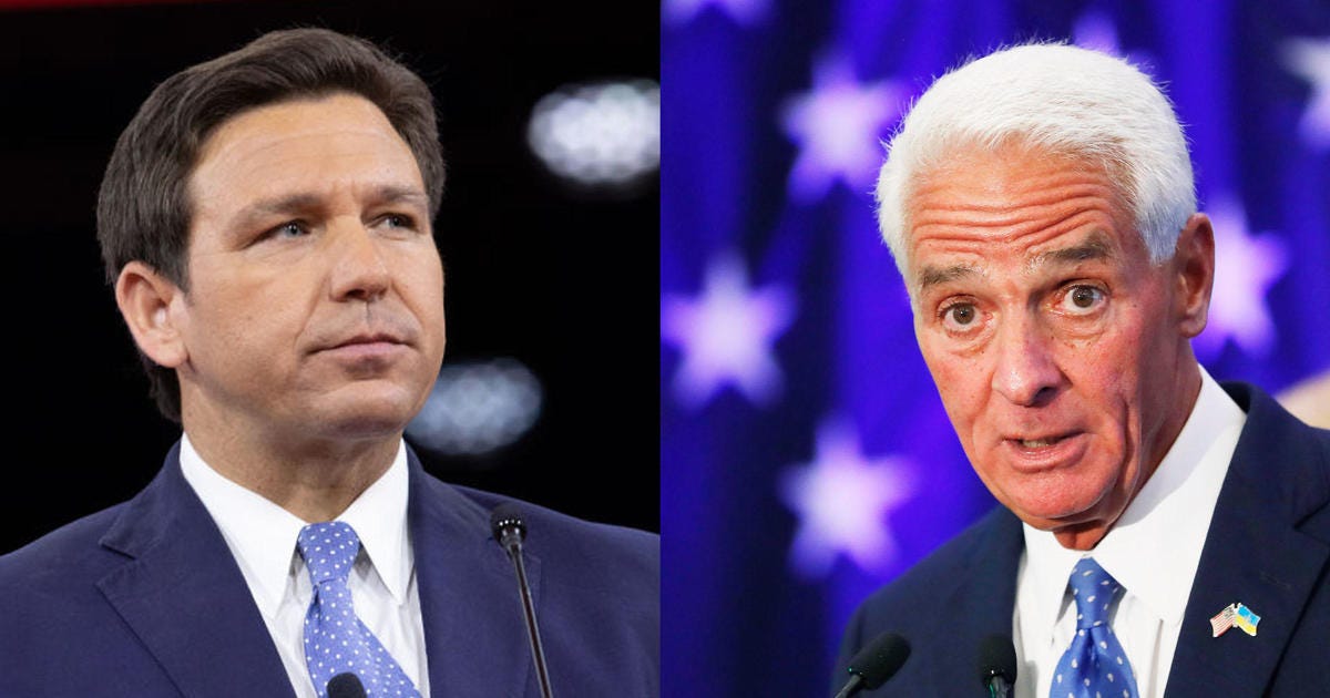 October 12 DeSantis, Crist debate postponed - CBS Miami
