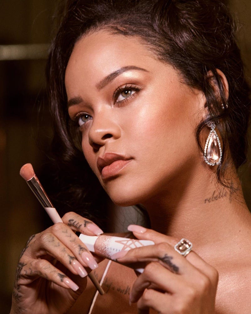 Media Leverage: Rihanna Fenty Beauty Liquid Killawatt Highlighter Campaign