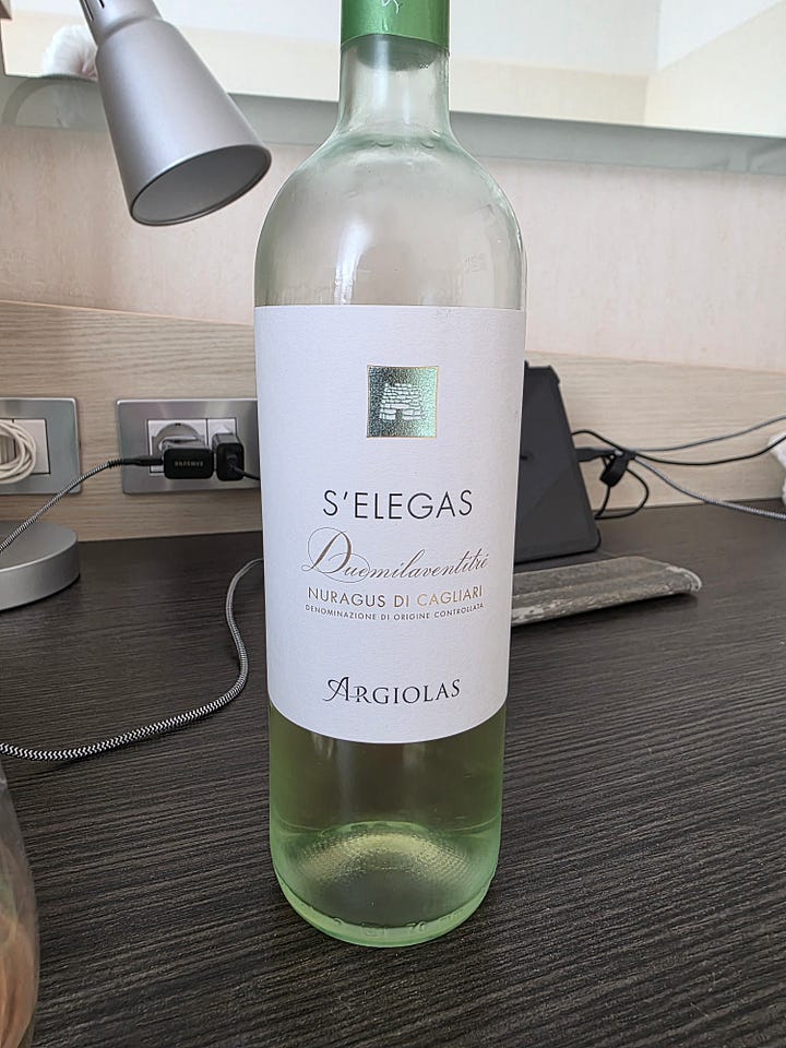 2 different White wine bottles shown