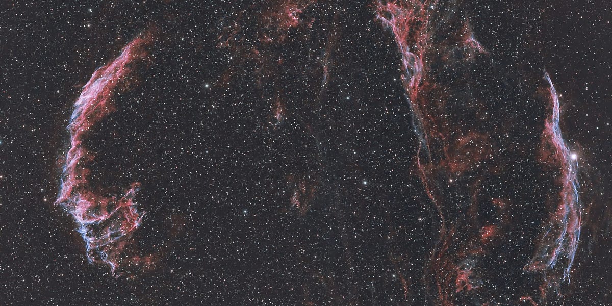 The Veil Nebula - by Brian Ventrudo - Seeking Starlight