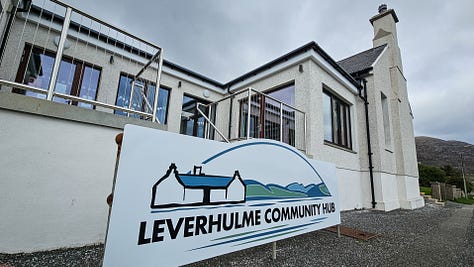 Views from the town of Leverburgh in Harris, Western Isles, Scotland.