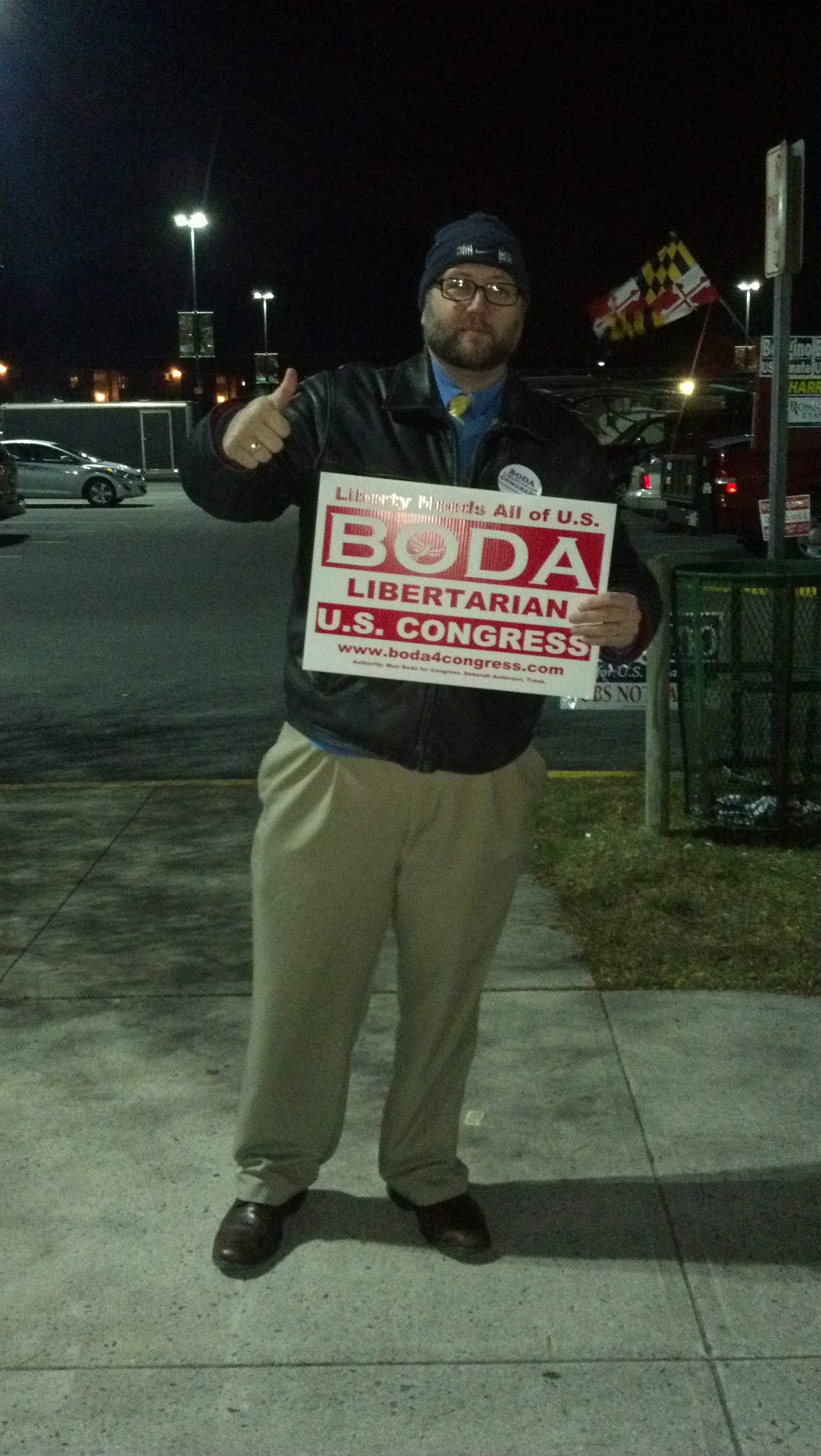 Libertarian candidate Muir Boda. Libertarian candidate Muir Boda.