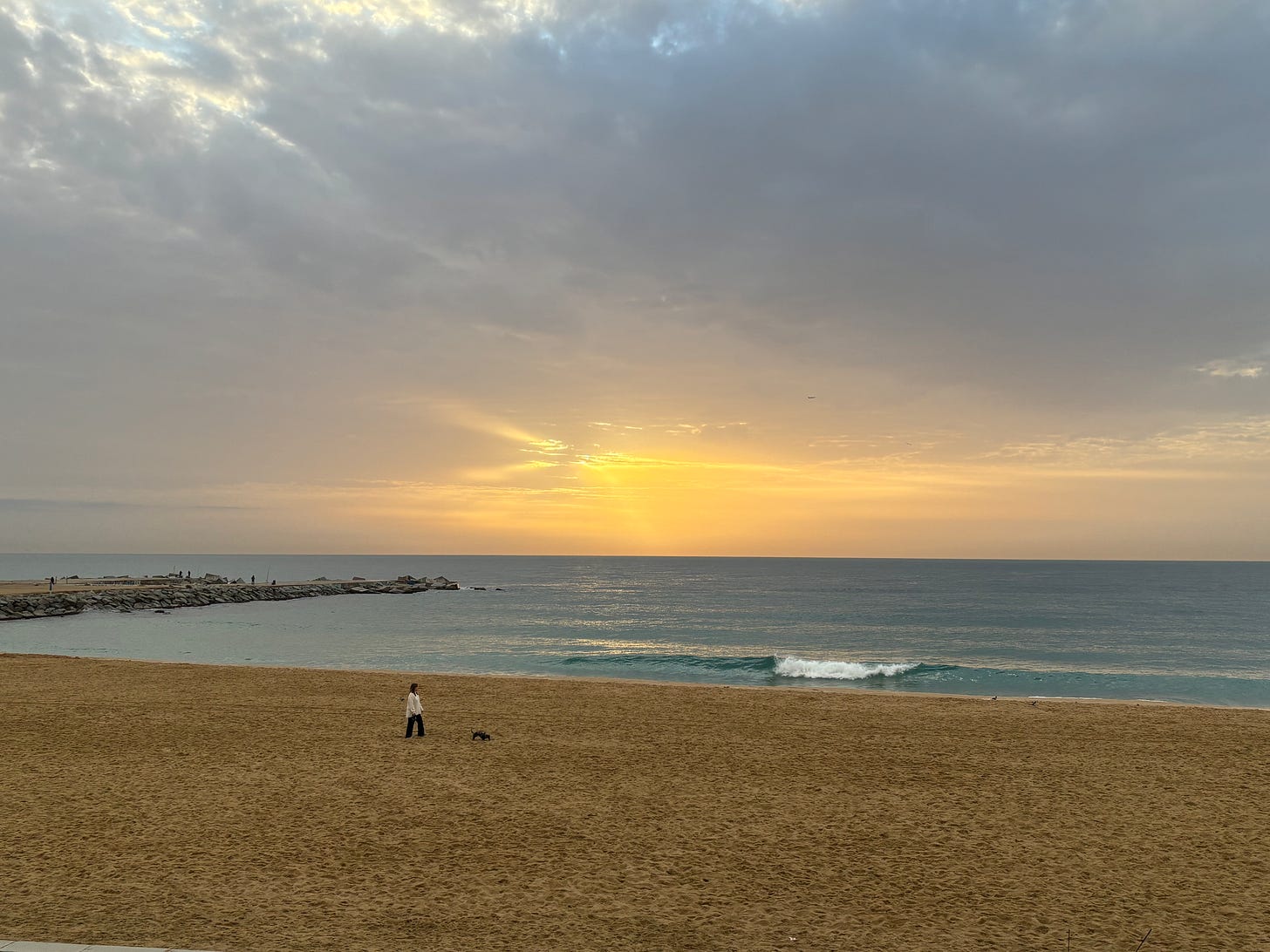 barcelona sunrise