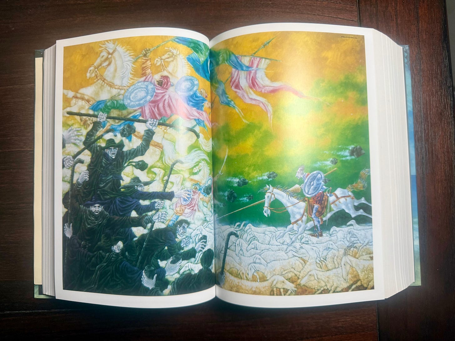 a mod attacking Don Quixote