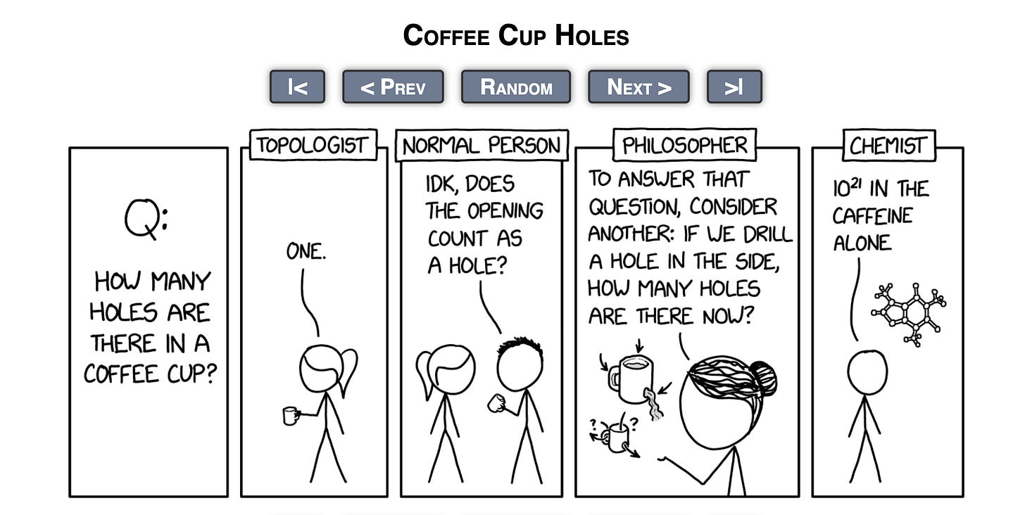 Theoretical physicist: At the Planck length, uncountably many. Theoretical physicist: At the Planck length, uncountably many.