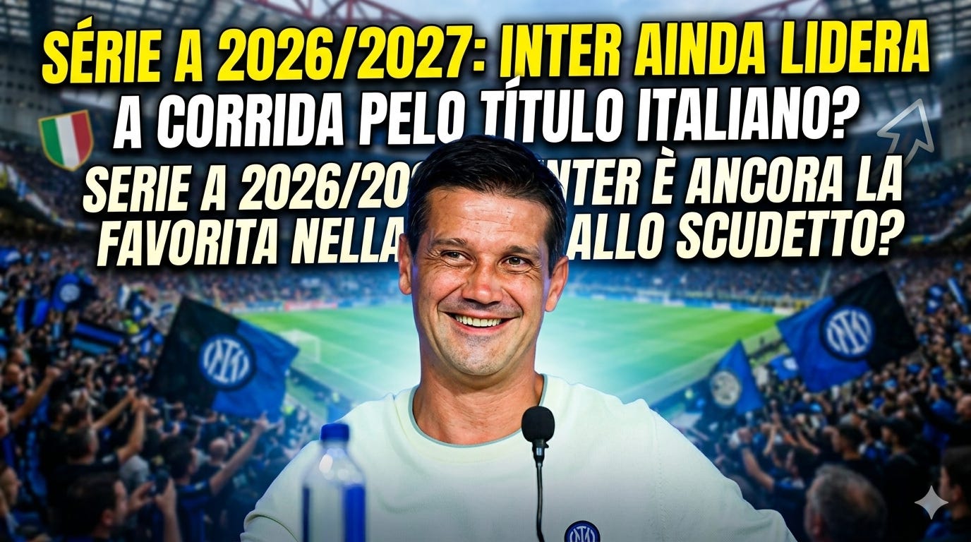 Série A 2026/2027: Inter ainda lidera a corrida pelo título italiano? / Serie A 2026/2027: l'Inter è ancora la favorita nella corsa allo Scudetto?