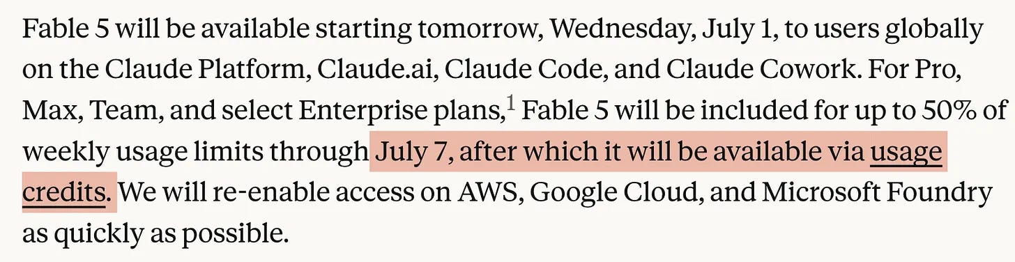 After Jul 7, Fable will be on different plan After Jul 7, Fable will be on different plan