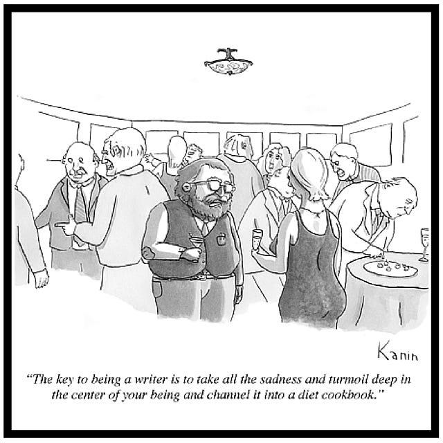 New Yorker Cartoon on Writing Kanin