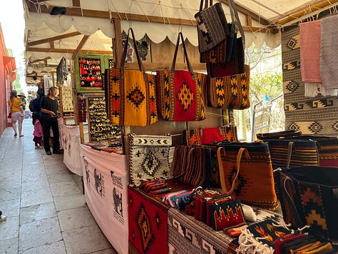 Images of markets in Oaxaca