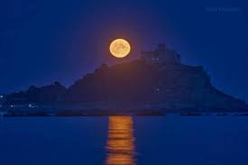 Full Moon, St Michael's Mount and ...