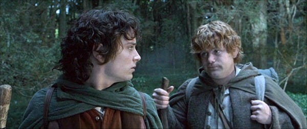 Samwise and Frodo Lord of the Rings BFFs in Pop Culture  | rmrk*st | Remarkist Magazine