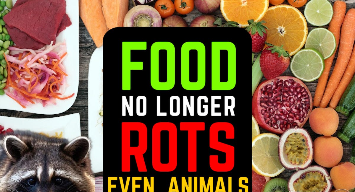 FAKE FOOD Doesn't ROT! GMOs? Lab Printed? Or Something Even More Sinister? 