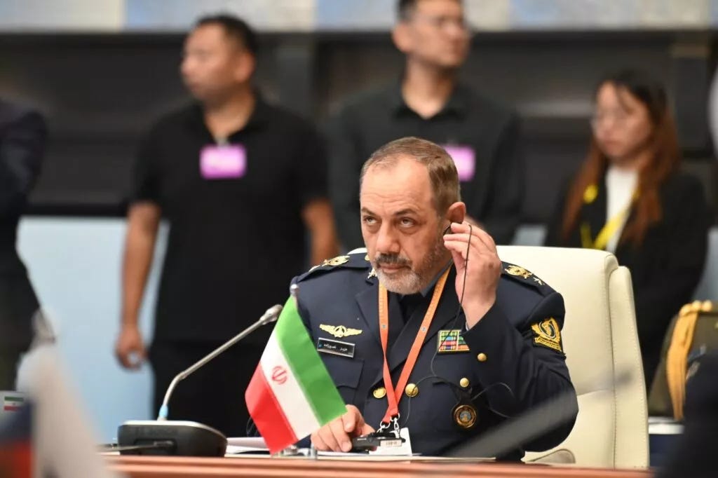 Iran's Defence Minister Aziz Nasirzadeh looks on during the meeting of the Shanghai Cooperation Organization (SCO) defence ministers (Photo: Reuters).