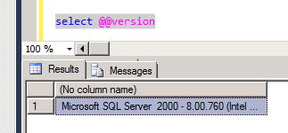 Select Version SQL server Select Version SQL server