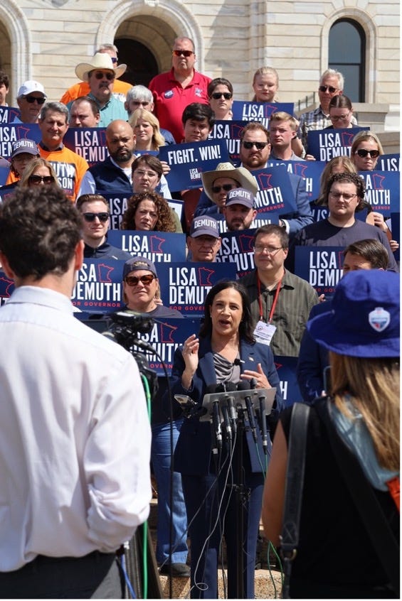 Speaker Lisa Demuth and businessman Kendall Qualls file for office.