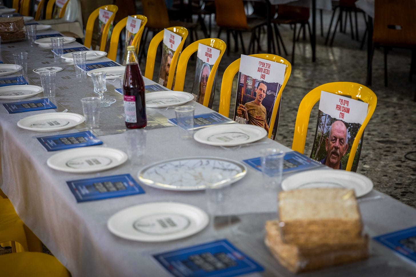 Empty seder tables at Nir Oz as survivors mark an unhappy Passover without hostages | The Times of Israel Empty seder tables at Nir Oz as survivors mark an unhappy Passover without hostages | The Times of Israel