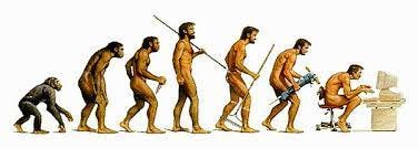 evolution-man-computer | Caveman in a Suit