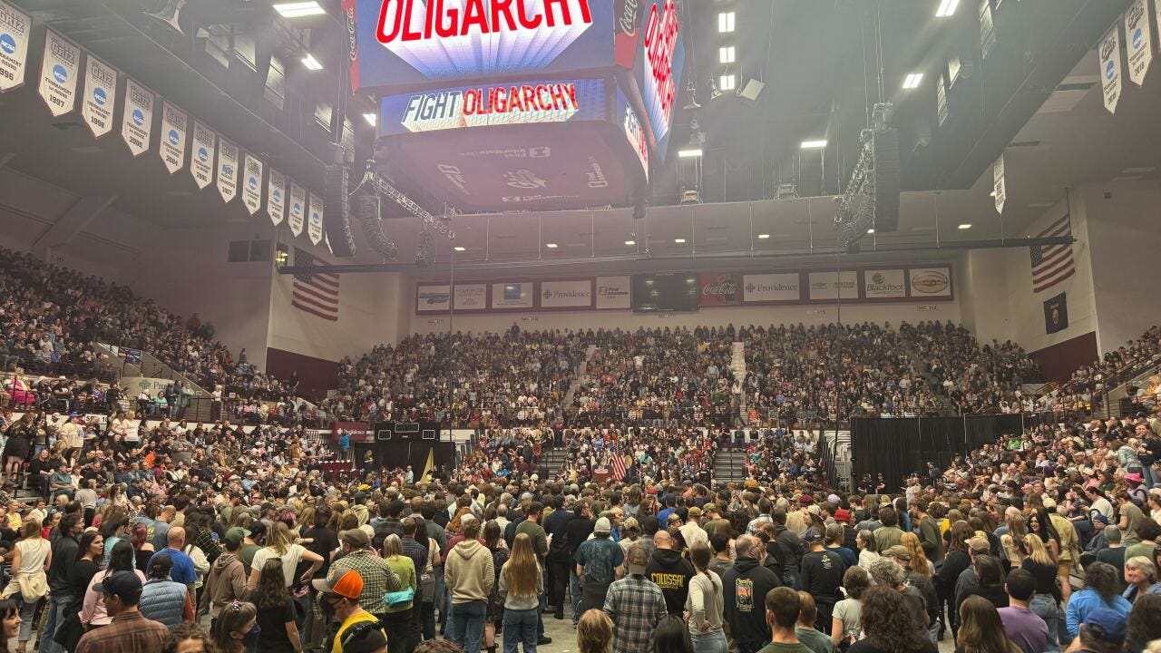 Bernie Sanders, Alexandria Ocasio-Cortez speak at rally in Missoula