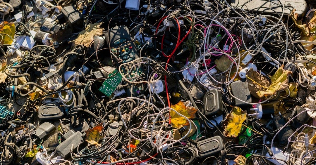 black and yellow electronic devices