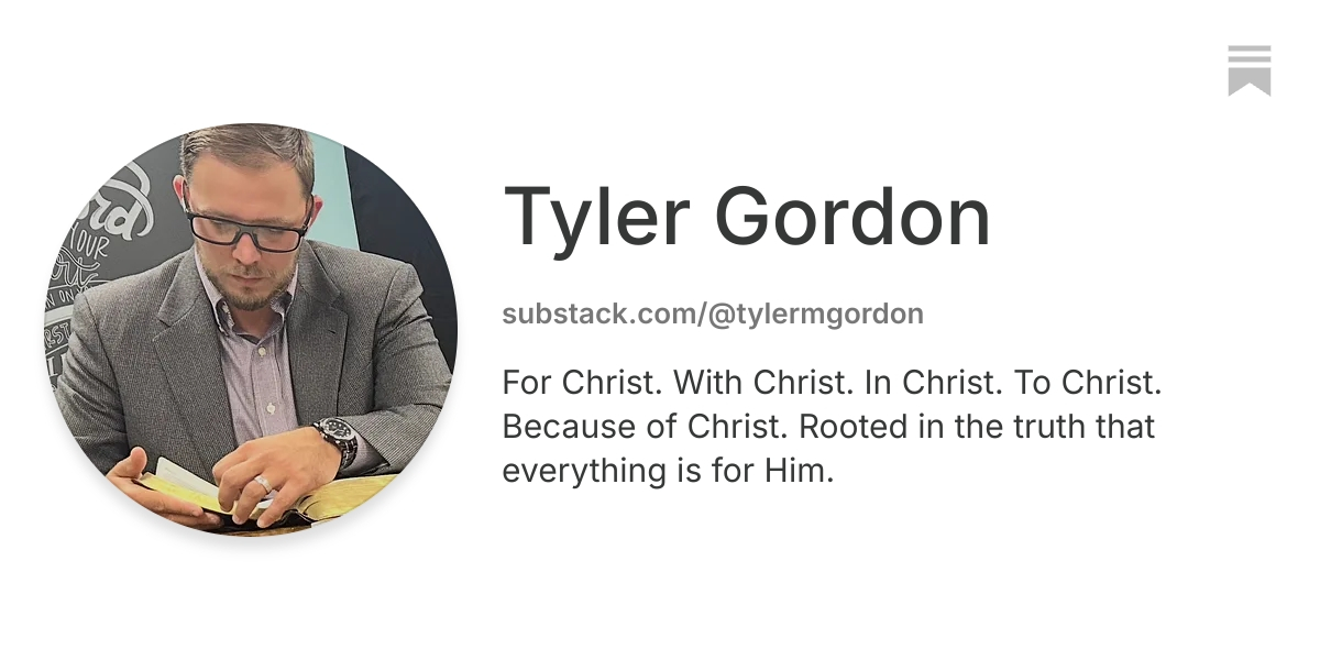 Tyler Gordon | Substack