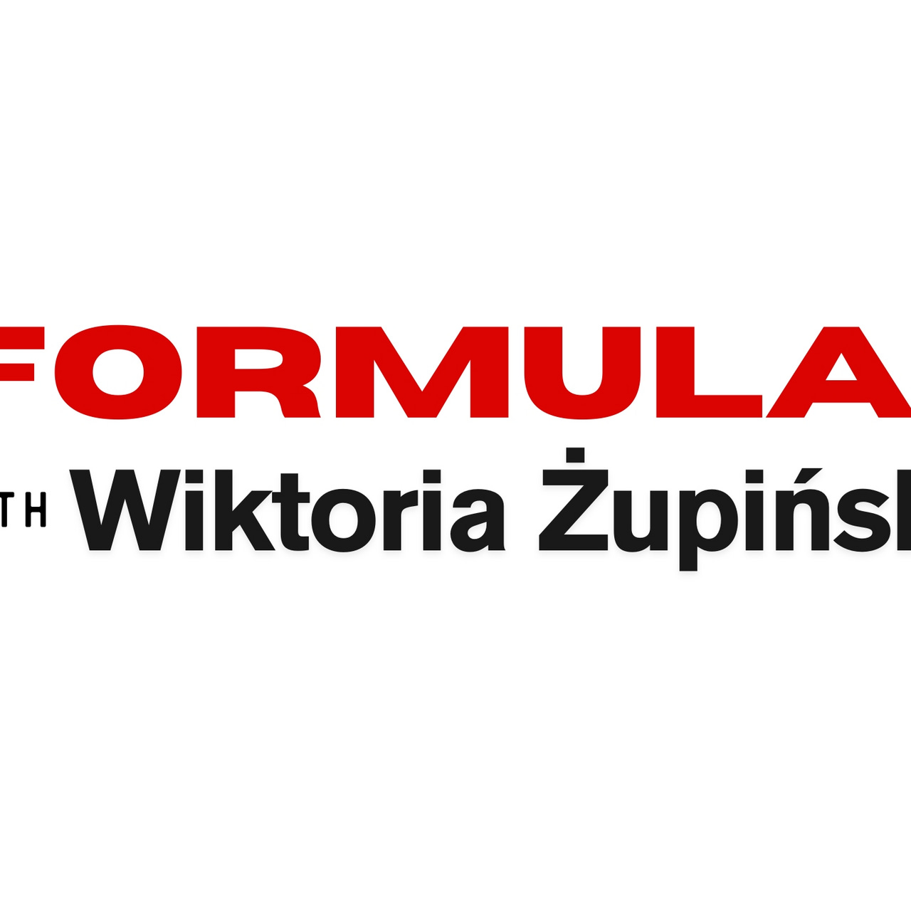 Formula 1 with Wiktoria Żupińska